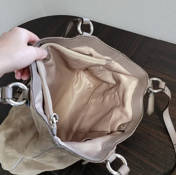 Coach Campbell Suede Belle Carry All F24688 Big Buckle - Picture 9 of 13